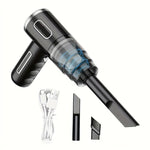 Cordless, USB-Rechargeable Portable Vacuum Cleaner for Car and Home