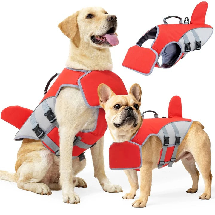 Sicherer Schwimmweste für Hunde mit Auftriebshilfe