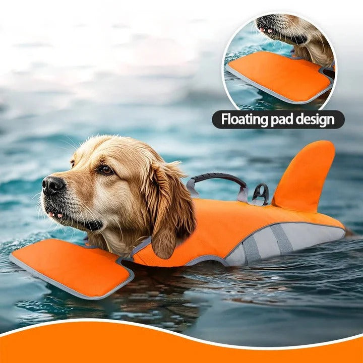Sicherer Schwimmweste für Hunde mit Auftriebshilfe