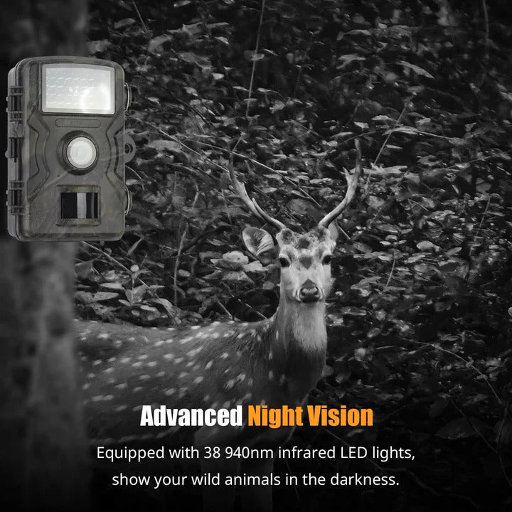 1080P Trail Camera with Night Vision and Fast Trigger Speed