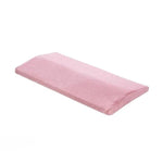 Ergonomic pillow for back support with breathable cover
