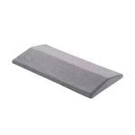 Ergonomic pillow for back support with breathable cover