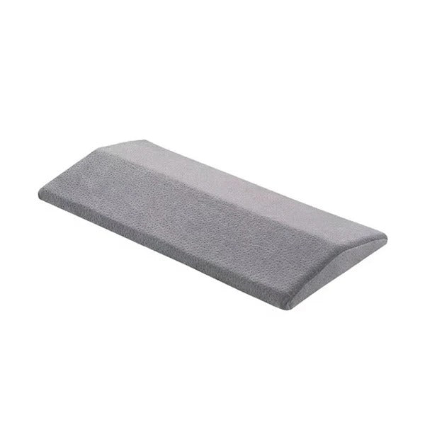 Ergonomic pillow for back support with breathable cover