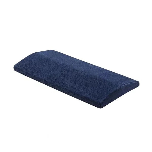 Ergonomic pillow for back support with breathable cover