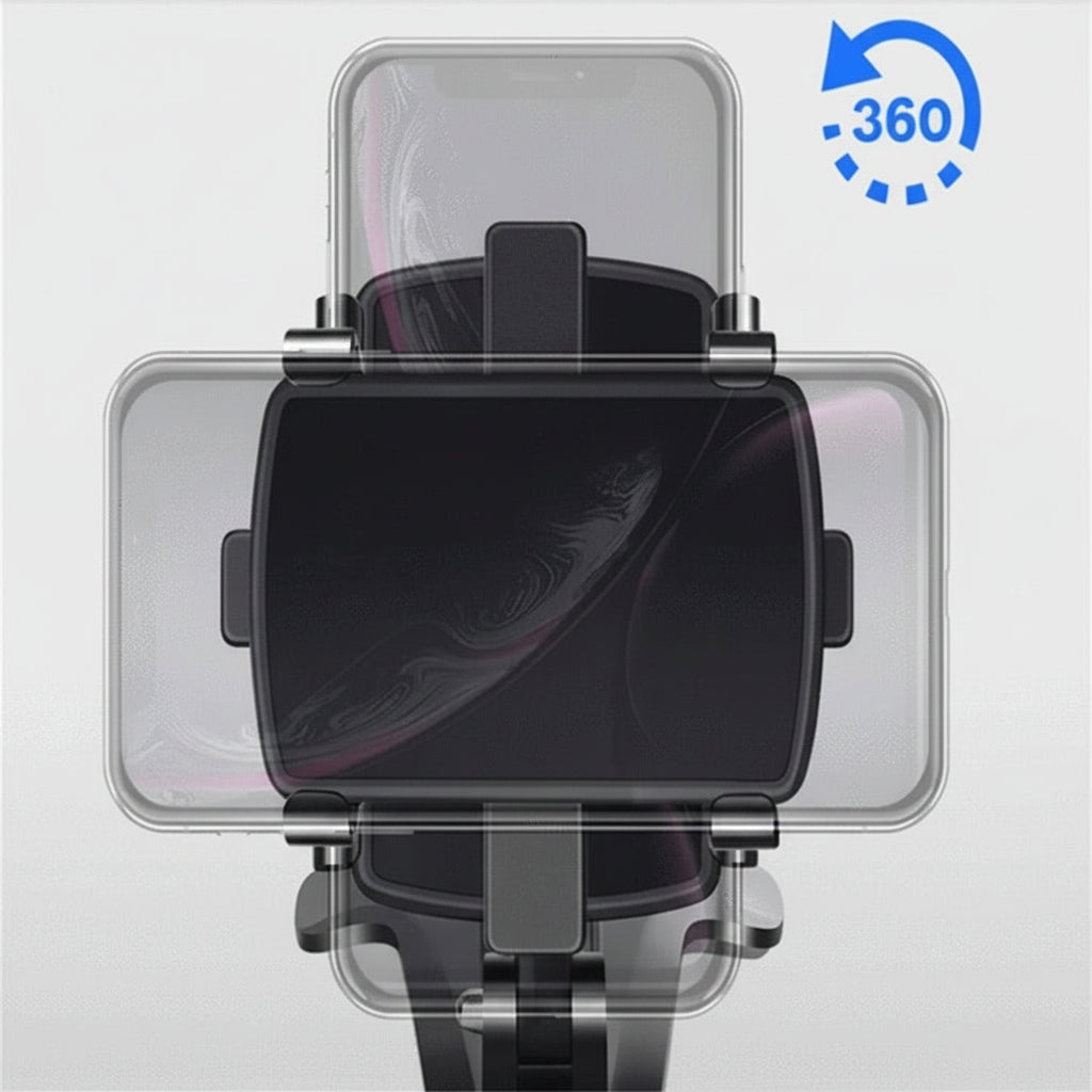 Smartphone Holder for Cars with 360-Degree Rotation