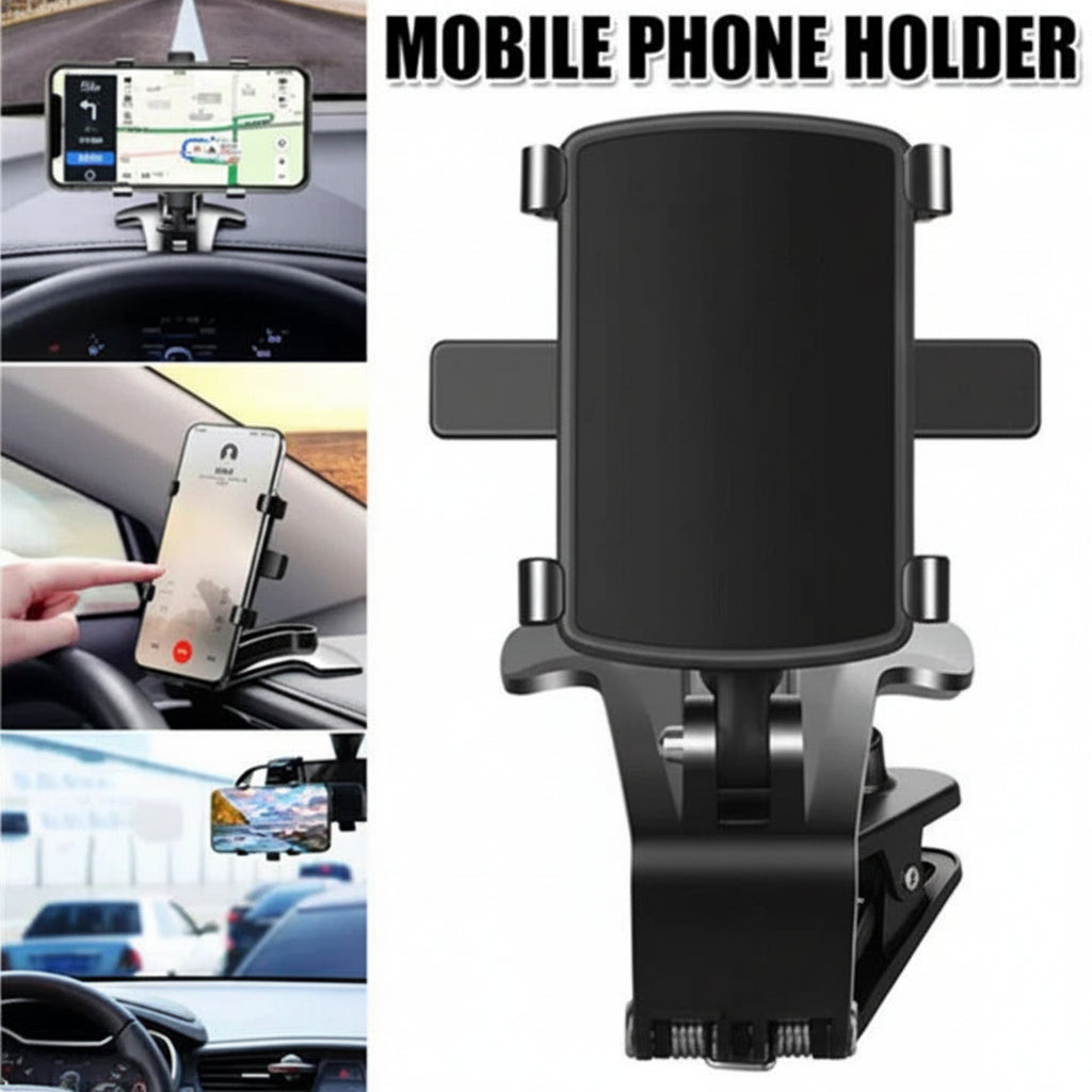 Versatile Smartphone Holder with 360-Degree Rotation