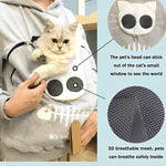 Katzenfreund Hoodie mit Kuscheltasche für Haustiere