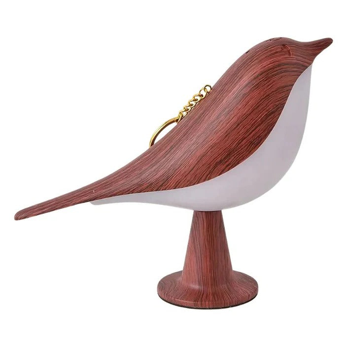 Stimmungsvolle Tischlampe im Vogeldesign mit Farbwechsel