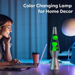 Fantasievolle Lava-Lampe mit Farbwechsel und Fernbedienung