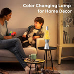 Colorful Lava Flow Lamp with Remote Control