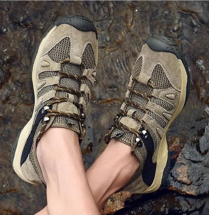 Damen Wanderstiefel mit Wasserdichtem Schutz und Rutschfester Sohle