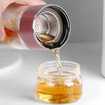 Isolierte Teekanne aus Borosilikatglas mit integriertem Sieb, 430 ml