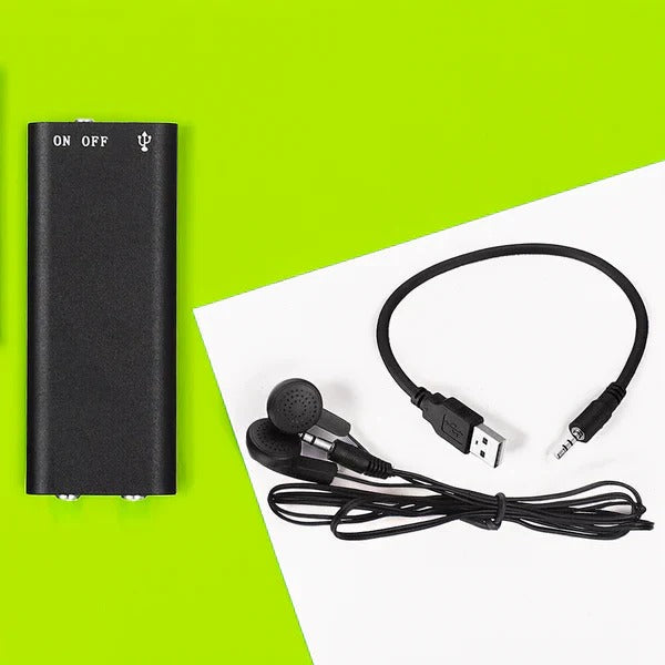 Kompakter Sprachaktivierter Audiorekorder mit 8GB Speicher