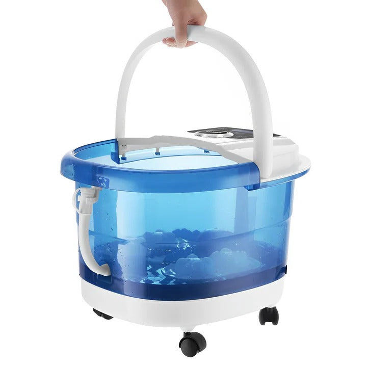 Entspannendes Fußbad mit Heizung und Sprudelstrahlen