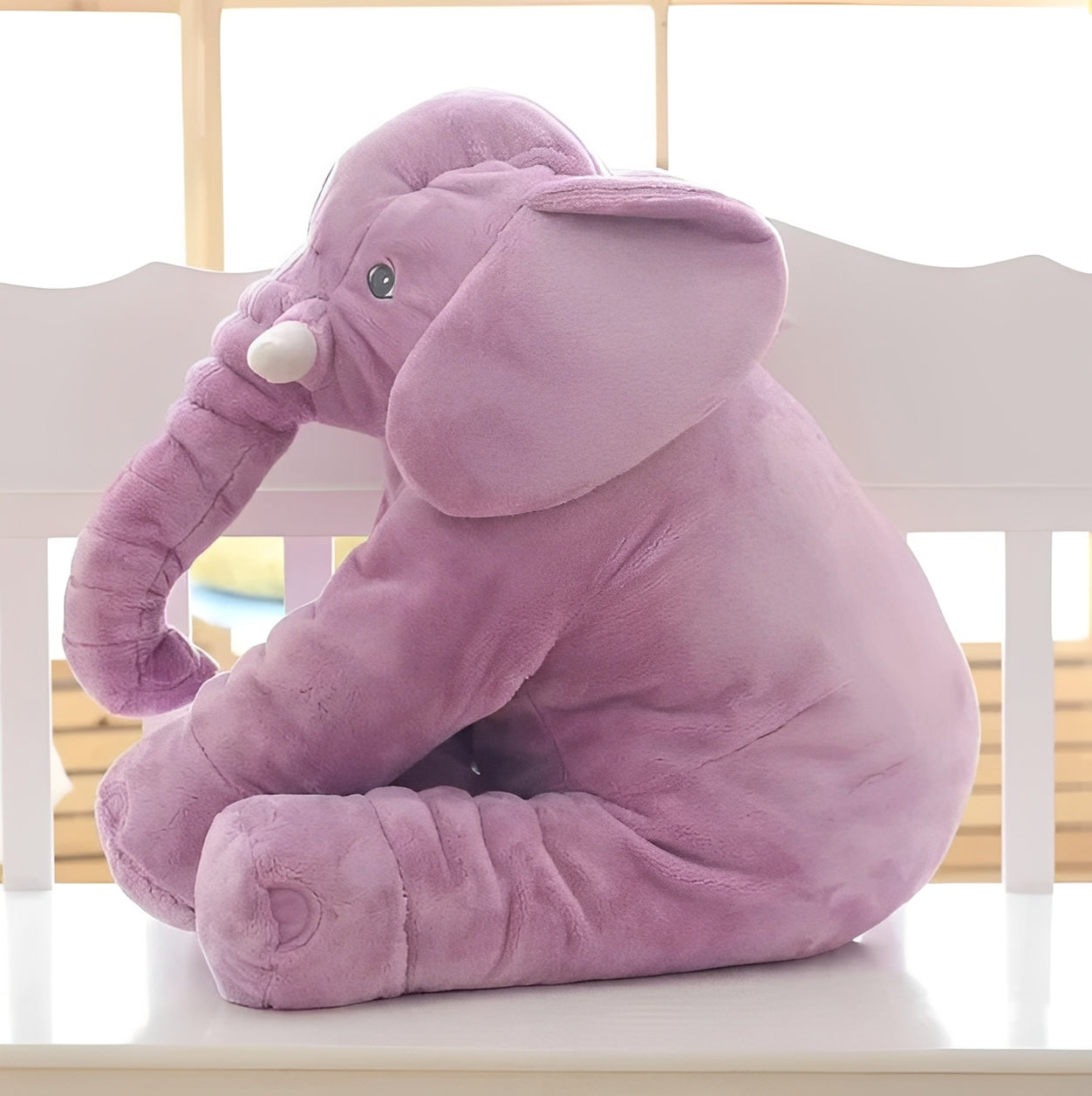 Cozy elephant pillow for optimal support when sitting