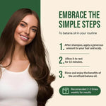 Vitalisierendes Haaröl mit Rosmarin und Vitamin E für intensive Feuchtigkeit