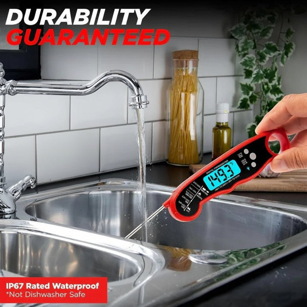 Präzises Digitalthermometer für Fleisch mit Sofortmessung