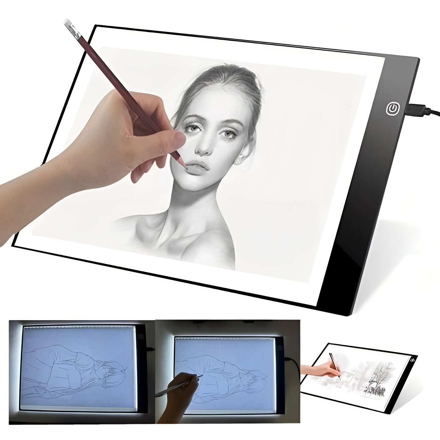 LED Zeichenpad mit Flexibler Helligkeitsanpassung für Kreatives Arbeiten