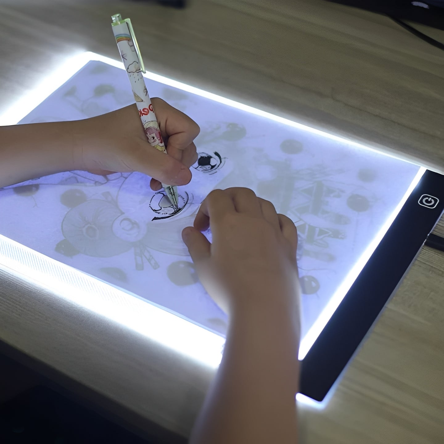 LED Zeichenpad mit Flexibler Helligkeitsanpassung für Kreatives Arbeiten