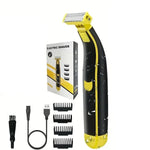 Rechargeable Shaver and Trimmer for Men – Wet and Dry Use