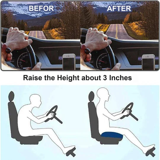 High-Quality Car Cushion for Better Visibility and Comfort