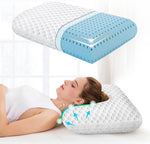 Ergonomic Memory Foam Cooling Pillow for Best Sleeping Comfort