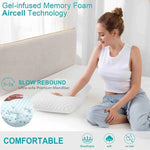 Ergonomic Memory Foam Cooling Pillow for Best Sleeping Comfort