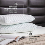 Ergonomic Memory Foam Cooling Pillow for Best Sleeping Comfort