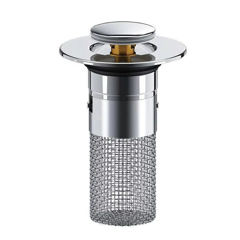 Smart Drain Stopper with Hair and Debris Catcher for Kitchen and Bathroom