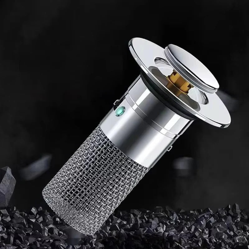 Smart Drain Stopper with Hair and Debris Catcher for Kitchen and Bathroom