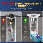 Smart Drain Stopper with Hair and Debris Catcher for Kitchen and Bathroom