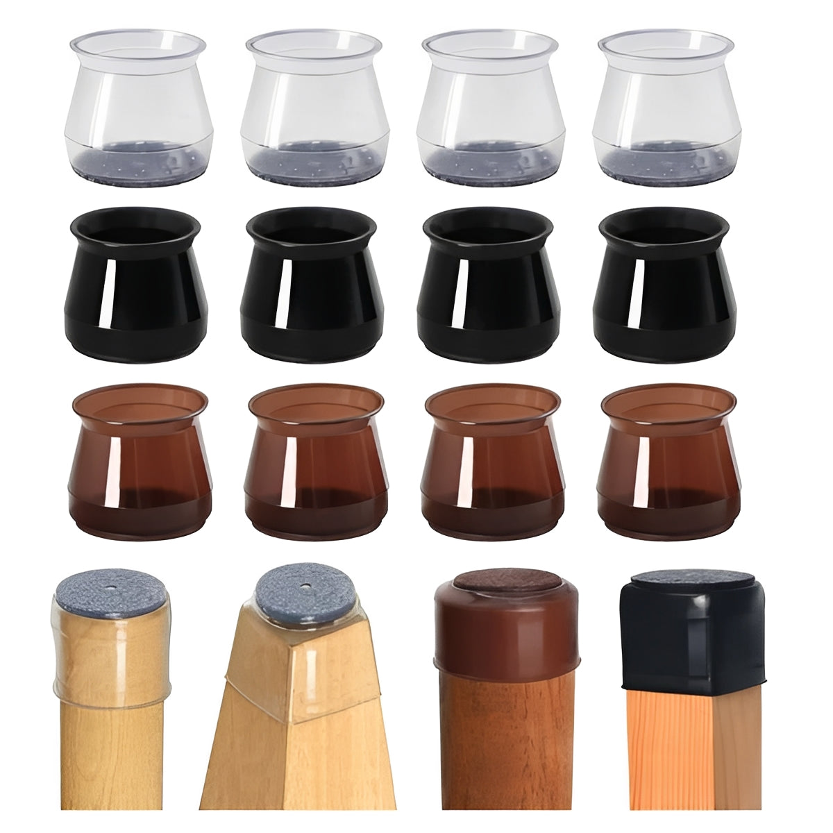 Furniture Leg Protectors – Set of 8 for Perfect Protection
