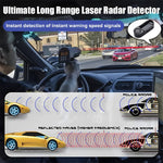Solar-Powered Long-Range Radar Detector for Vehicles