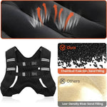 Gewichtsweste für Fitness mit Reflektierenden Sicherheitsstreifen
