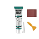 Ceramic surface repair with filler paste