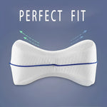 High-quality pillowcases for leg contour pillows, set of 2 with zipper
