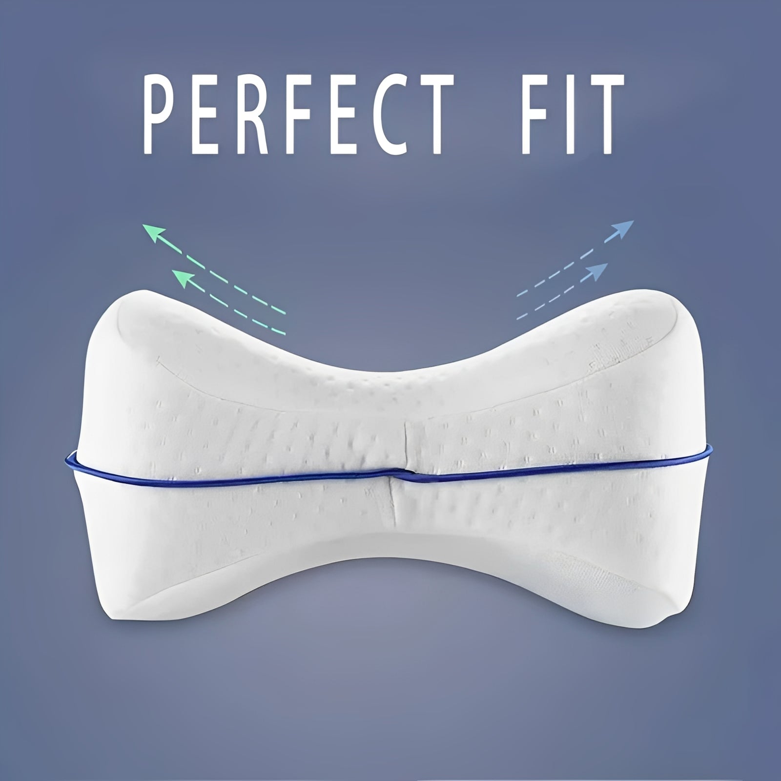 High-quality pillowcases for leg contour pillows, set of 2 with zipper