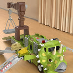 Dino-Truck Spielzeug mit Licht, Ton und Stauraum