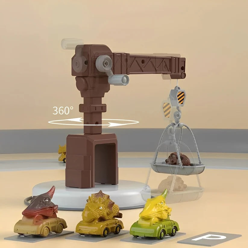 Dino-Truck Spielzeug mit Licht, Ton und Stauraum