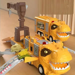 Dino-Truck Spielzeug mit Licht, Ton und Stauraum
