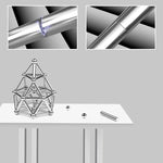 Magnetisches Konstruktionsspielzeug mit flexiblen Verbindungsstäben