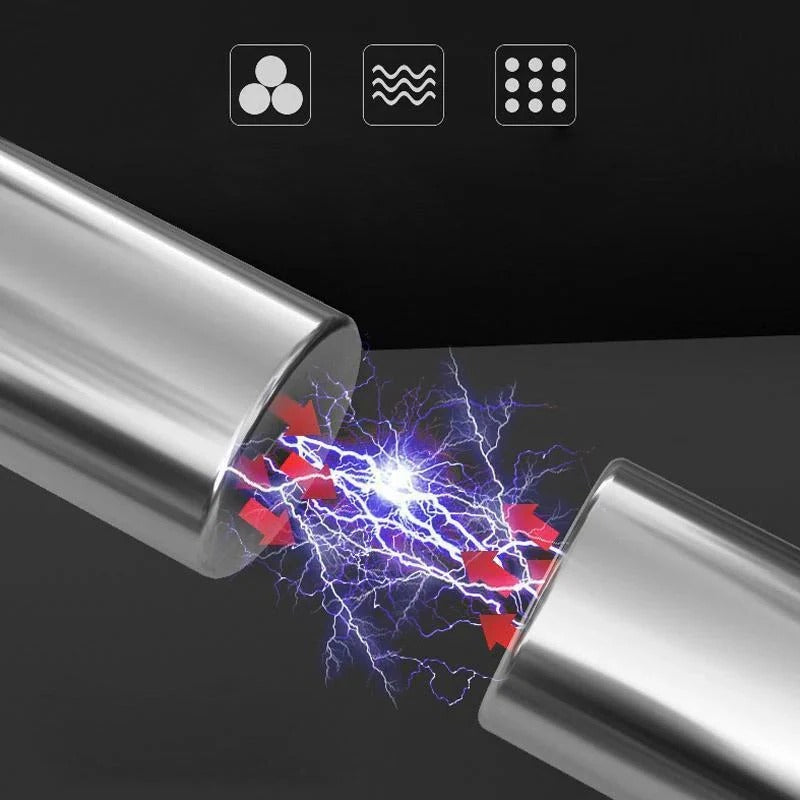 Magnetisches Bau-Set mit flexiblen Verbindungsstäben