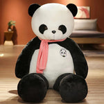 Giant Panda Plush Toy with Customizable Filling System
