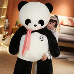 Giant Panda Plush Toy with Customizable Filling System