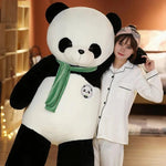 Giant Panda Plush Toy with Customizable Filling System