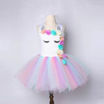 Girls' Tulle Dress with Matching Headband for Special Occasions