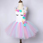 Girls' Tulle Dress with Matching Headband for Special Occasions