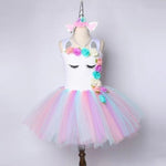 Girls' Tulle Dress with Matching Headband for Special Occasions