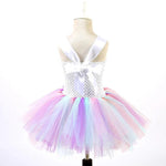 Girls' Tulle Dress with Matching Headband for Special Occasions