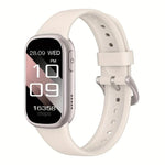Waterproof Fitness Smartwatch with Magnetic Charging for Active Users